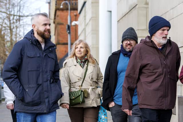 McCullagh, 35, from Woodland Gardens, Lisburn, denies murder.