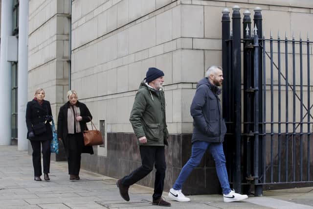 He said he had been first into Ms McNally’s house after the 999 call, and saw a very pale female lying on the floor at the top of the stairs, and “a lot of blood had been lost”, adding her hands and lips were purple/blue.