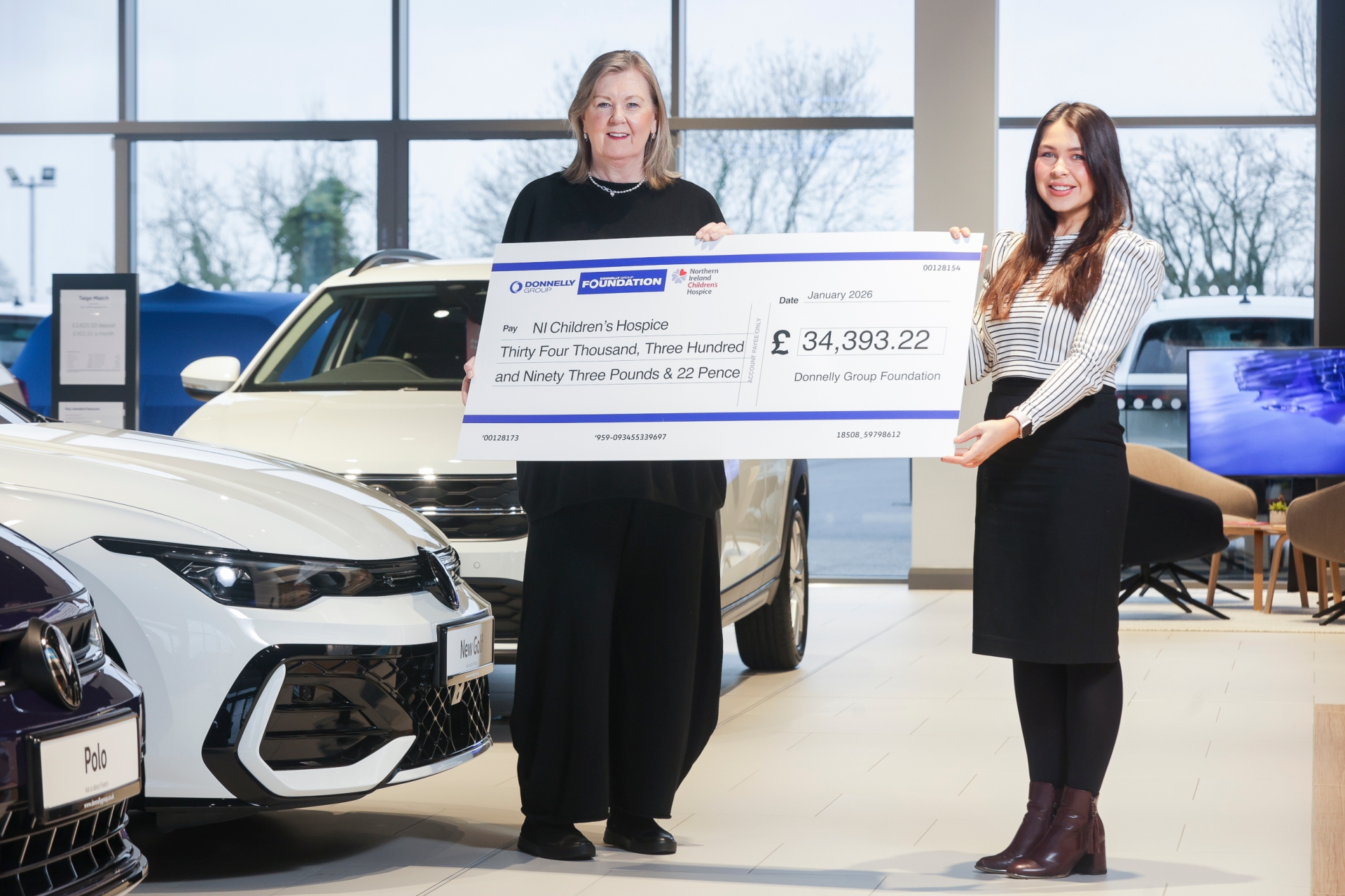 Donnelly Group Foundation smashes fundraising records with £34,393 donation