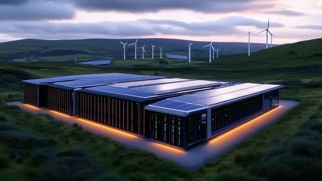 Data centre - the first stage of the Atlantic Hub development at Foyle Port.