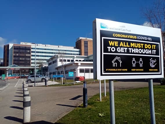 Over 300 staff members at Altnagelvin Hospital are self-isolating because of coronavirus