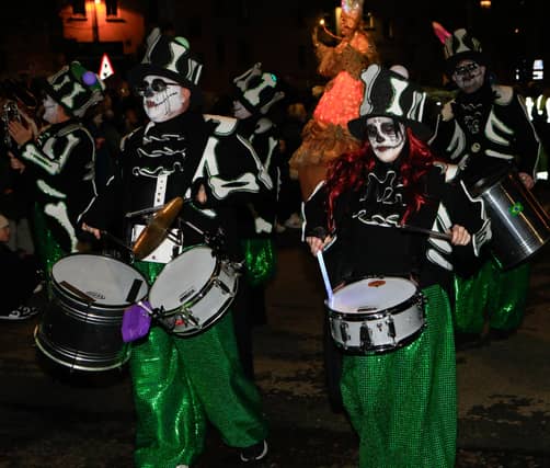Some of the participants at last week's Halloween Carnival parade in Derry. (Photo - Tom Heaney, nwpresspics)