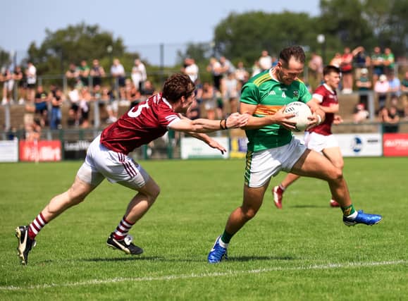Action from the Banagher v Glen Derry SFC Round 1 at Owenbeg. (Photo - Tom Heaney, nwpresspics)