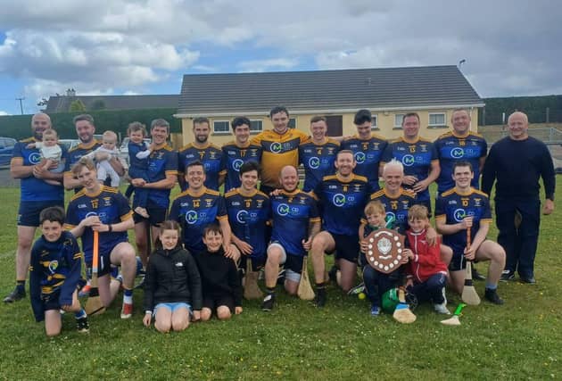 The club's senior hurlers who claimed the Ulster Junior League title for a second year running, in just their second season of competitive senior hurling.