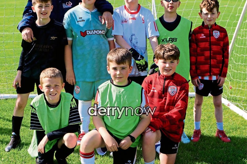 IN PICTURES: Fun week of football at Culmore FC Ryan McBride Summer Camp