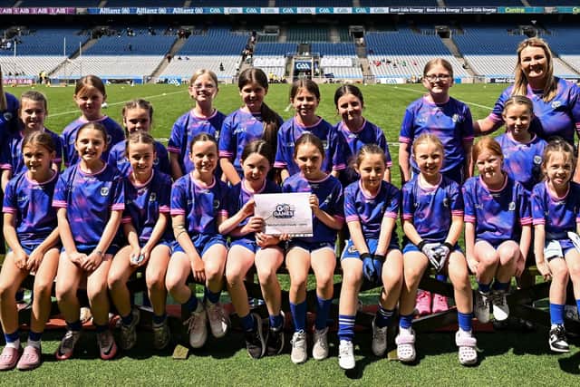 Craigbane and Claudy U10s attend LGFA Go Games in Croke Park