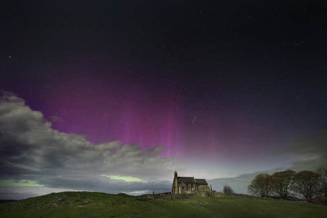 Sunspots give the potential for Earth-directed releases of large bursts of energy, called coronal mass ejections, which can lead to aurora visibility.