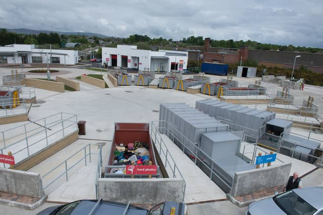 Council's Pennyburn recycling facility.