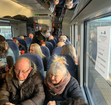 The pilot scheme developed by the Causeway Loneliness Network saw 14 participants plus volunteers accompanied on a train journey from Coleraine to Derry