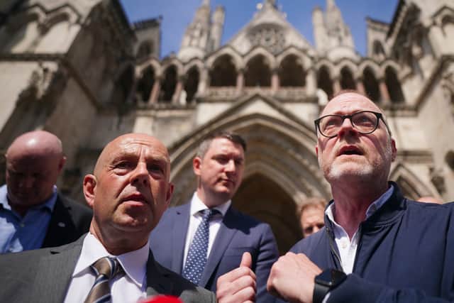 The hearing was during an ongoing case examining allegations that investigative reporters Barry McCaffrey and Trevor Birney were subject to unlawful covert intelligence by the police.