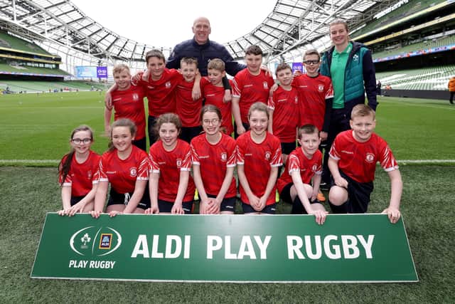 Young talent from Co. Derry take to the field at the Aviva Stadium for ...