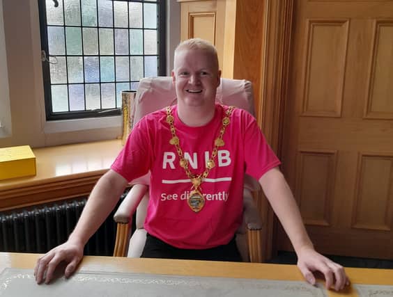 Rory McCartney has been shortlisted for the RNIB Campaigner of the Year award.