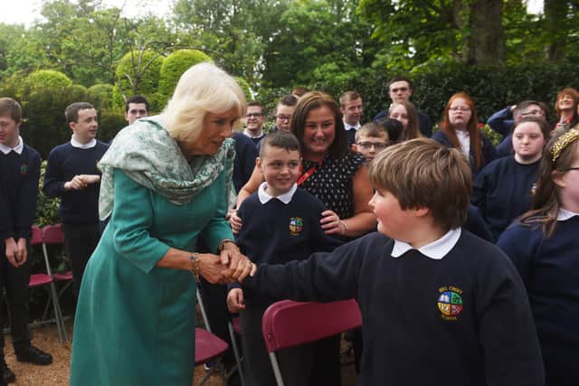 There was an emphasis on local produce and favourite foods, with artisan and family producers sharing with the Queen their contributions to the community.