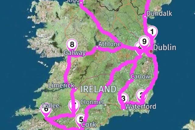 “I think getting on the bike after a busy or stressful day is a great way to clear your head and I really enjoy it so I thought it would be a good idea to take on this trip. Going by the route on the Sat Nav, it's actually 1,036 miles.”