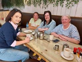 Over a cuppa in Claude’s Café, Derry News chatted to the Friends of Longtower kitchen cabinet of parents: Shauna Doherty (Chairperson), Catherine Doherty, Christine Frazer, and Edel Adair.