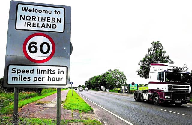The border at Bridgend is the main crossing point for Derry's cross-border workers.