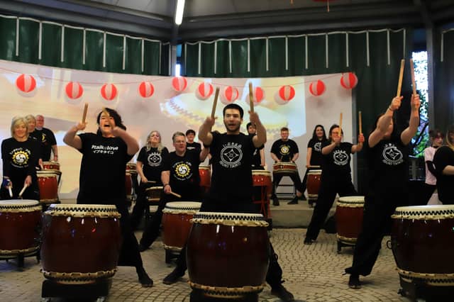 Playtrail concert of Taiko Drumming and Bon Odori Dance.