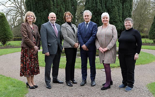 International Fund for Ireland board members pictured at their recent Board meeting in Monaghan