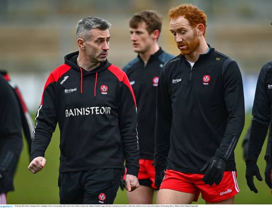 Rory Gallagher leads Derry into another Ulster Championship semi-final this weekend.