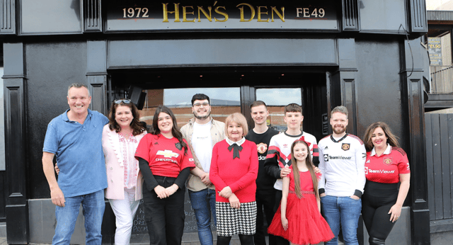 Family of Garvan 'Hen' Henderson at the official opening of Hen's Den.