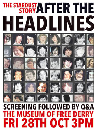 Stardust tragedy families in Derry.