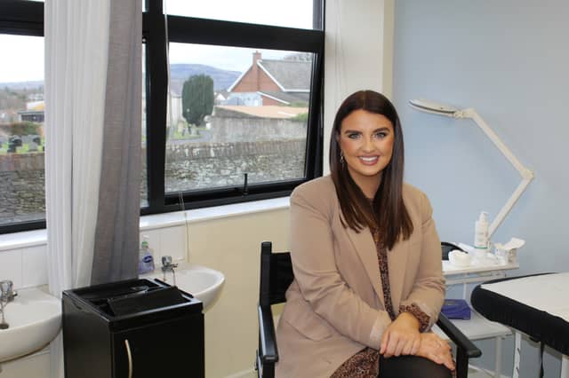 Nuala Mullan, now works at the Galgorm and is a former student of Beauty Therapy at NWRC Limavady.