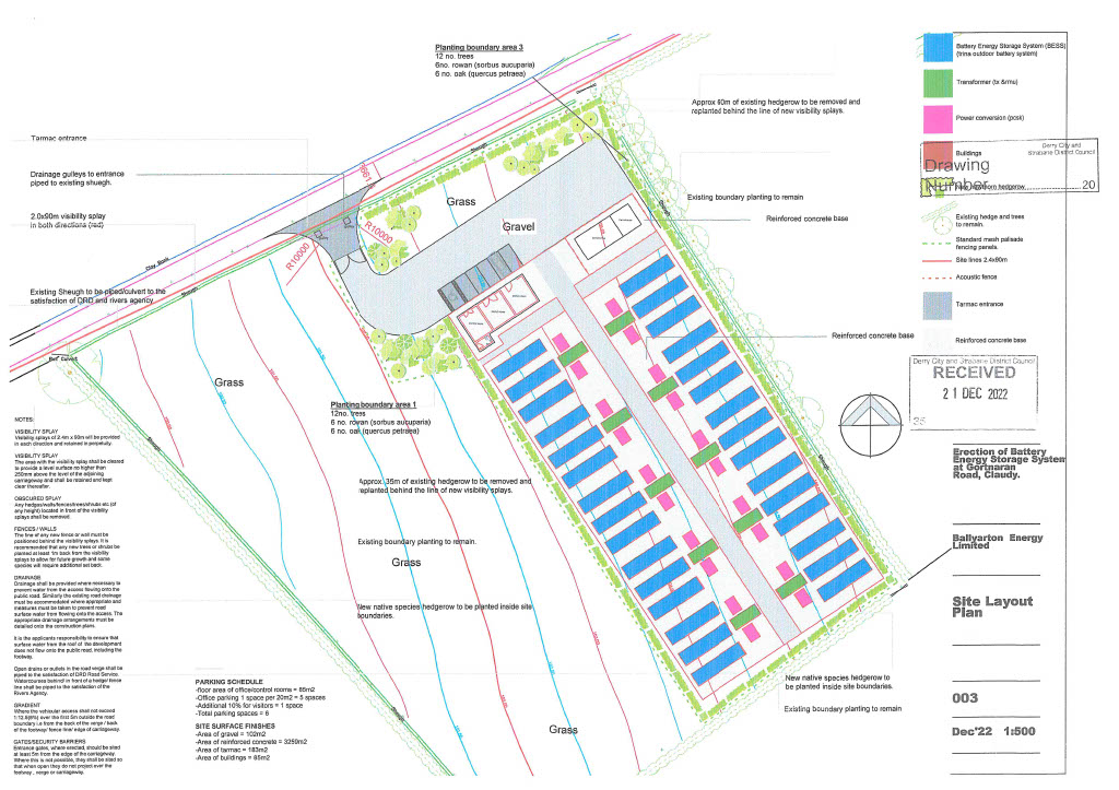 County Derry residents launch objections to battery energy storage ...