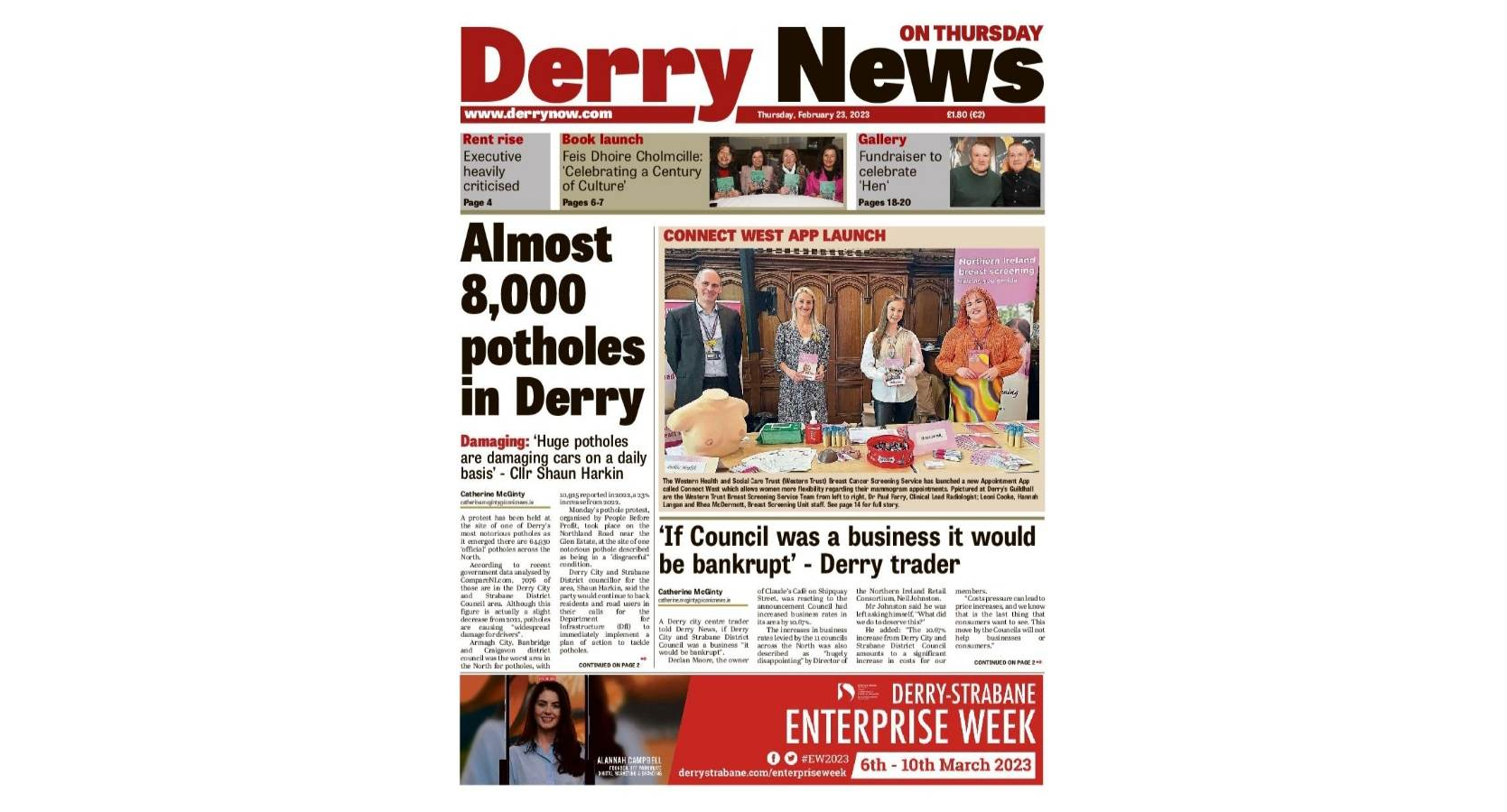 Derry News always first with the news