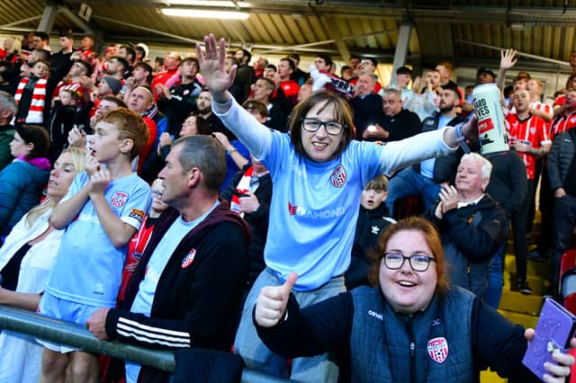 Claire McCarron is loving life as a Derry City fan!