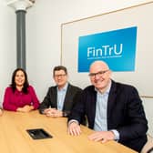 Pictured (L-R): Mel Chittock Interim CEO, Invest NI; Steven Murtland Chief Financial Officer; Kathleen McDermott Executive Director; Greg McCann Executive Director and Darragh McCarthy Founder & CEO.