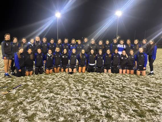 The camogs from St Patrick's Maghera who defeated St Louis Ballymena last night.