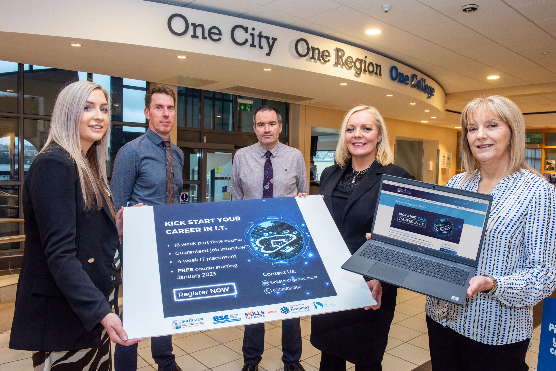 Launch of the Kickstart Your Career in I.T. (Pic: Martin McKeown)