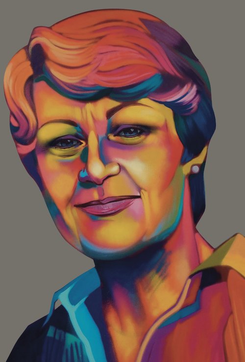 Pat Hume portrait by Friz