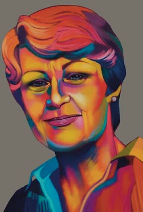 Pat Hume portrait by Friz