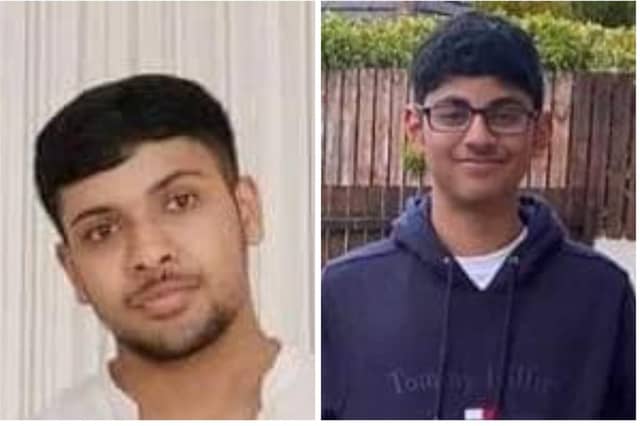 Reuven Simon (16) and Joseph Sebastian (16) who tragically lost their lives after getting into difficulty whilst swimming with friends in Lough Enagh in late August.