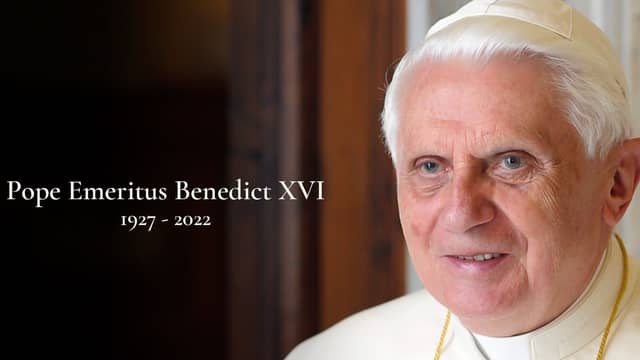 Death of the Pope Emeritus, Benedict XVI.