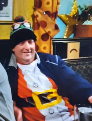 Barry pictured in the clothes he was last seen wearing.
