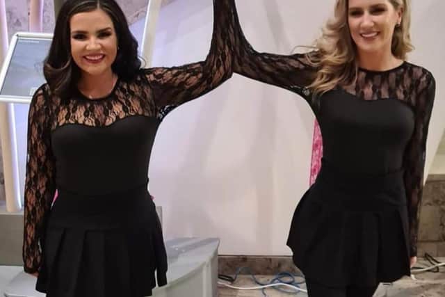 Laughing, Shauna and Rachael revealed they had also competed in the Derry Feis Centenary Veterans Céilí dancing competition.