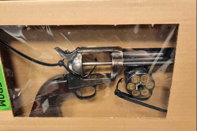 A solicitor for Robin Baker said his client was a vulnerable person and there was nothing to connect him to the items found in the house.