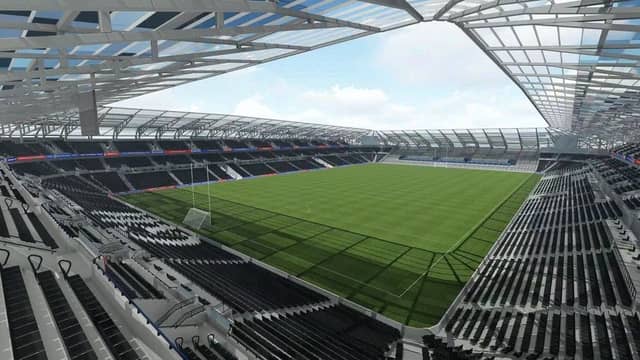 The planned new-look Casement Park