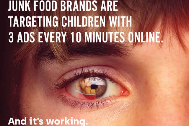 Separate UK research shows under-16s are exposed to 15.1 billion junk food ads every year online, Australian studies show junk food brands are targeting children with three ads every 10 minutes online and in Canada, youngsters are exposed to more than 100 ads a week. 