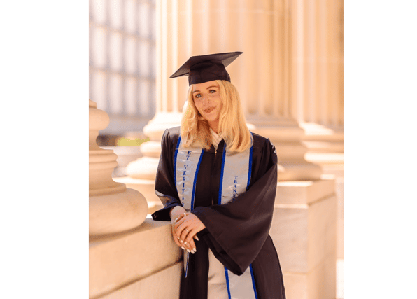 Emma McAteer, graduated from Yale University in May of this year