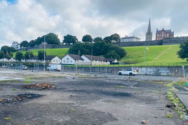 In 2016, Martin McGuinness and then First Minister Arlene Foster announced that the revitalisation of the Meenan Square shops would be one of the priorities of a massive £45m investment across five ‘urban villages’ in the North.