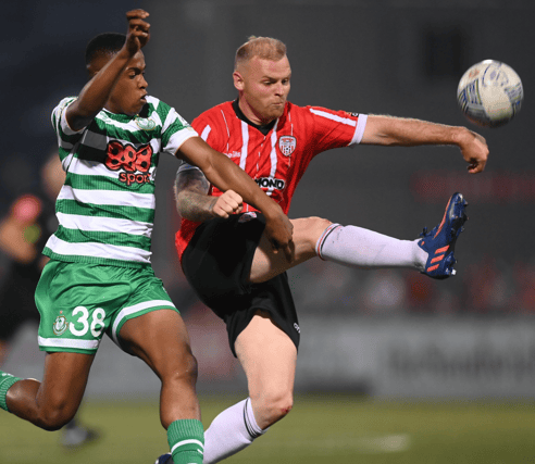 Derry City face Shamrock Rovers today.