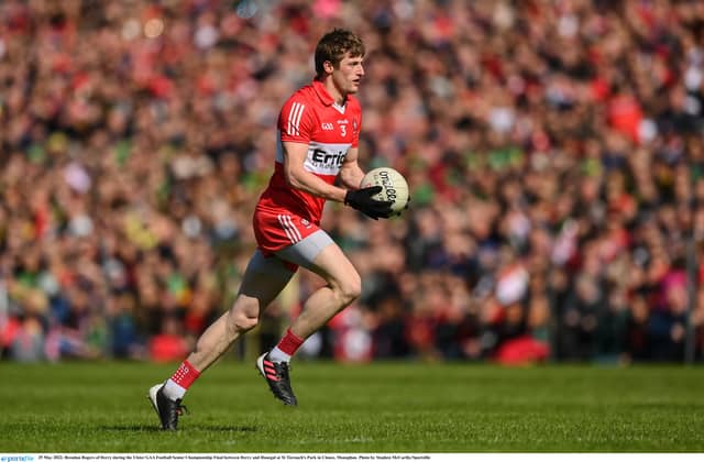 Slaughtneil's Brendan Rogers has been nominated for an All-Star. Pic: Sportsfile.