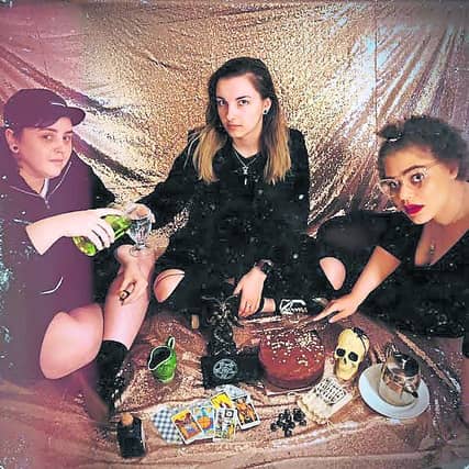 Cherym ... Hannah Richardson (guitar/vocals), Nyree Porter (bass) and Alannagh Doherty (drums),