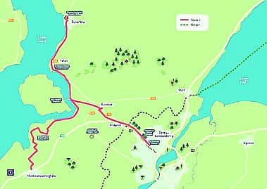 The village is governed by a 60kms per hour speed limit for two kilometres.
