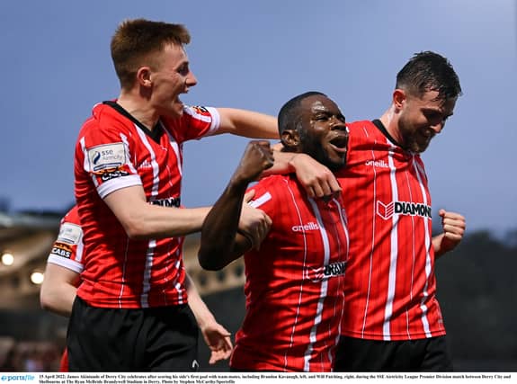 James Akintunde scored the winner against Finn Harps