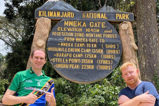 They will be led by Frank's friend and experienced hiker Rob Mortell, who also lives in Kildare, and is the youngest Irish man to have climbed Everest.