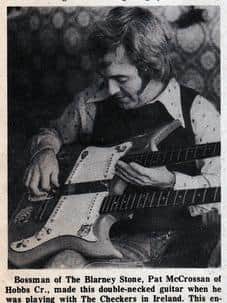 "In 1963, I built a double neck guitar and formed my own band, The Checkers. Imagine an eejit building a guitar to sound like a motorbike, I always did have a funny head on me for inventing things.